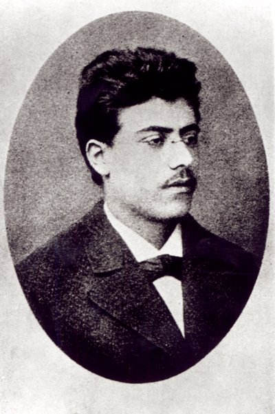Portrait of Gustav Mahler by Austrian Photographer